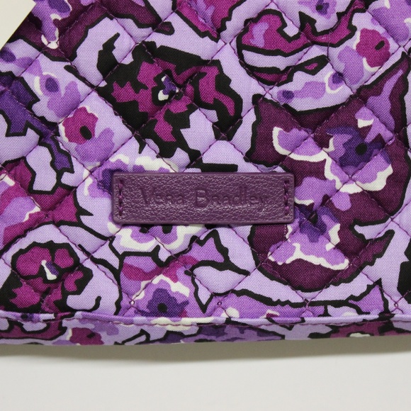 Vera Bradley Triple-Zip Crossbody - Lilac Paisley - Picture 2 of 4
